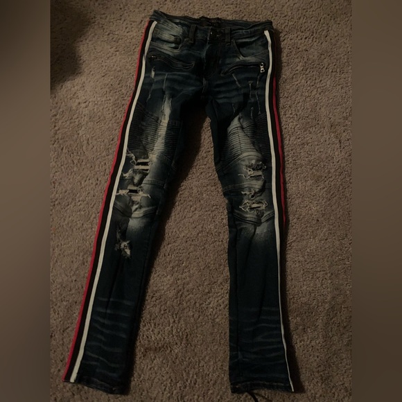 Supply and Demand New York Clothing, Skinny Slim Fit Jeans with working zippers - Picture 1 of 3